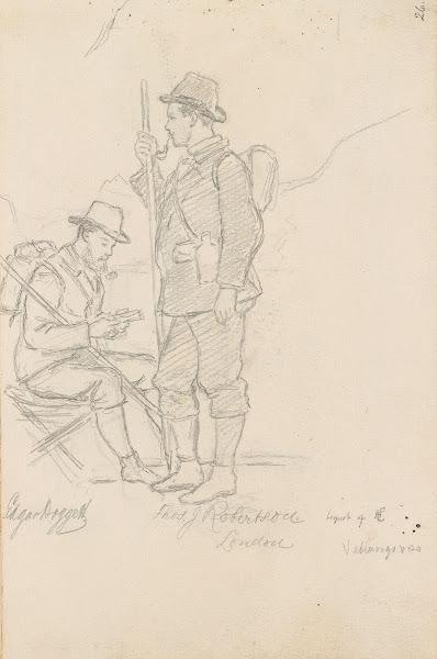 To mannsfigurer Veblungsnes 1873