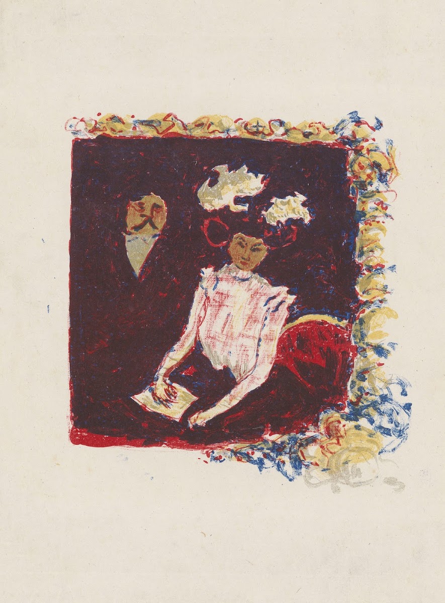 Frontispice pour la lithographie en couleurs 1898