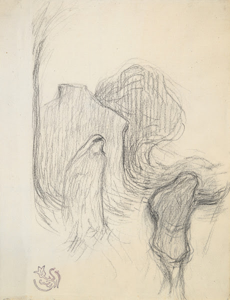Study for Mystic Landscape atMeudon ca1890