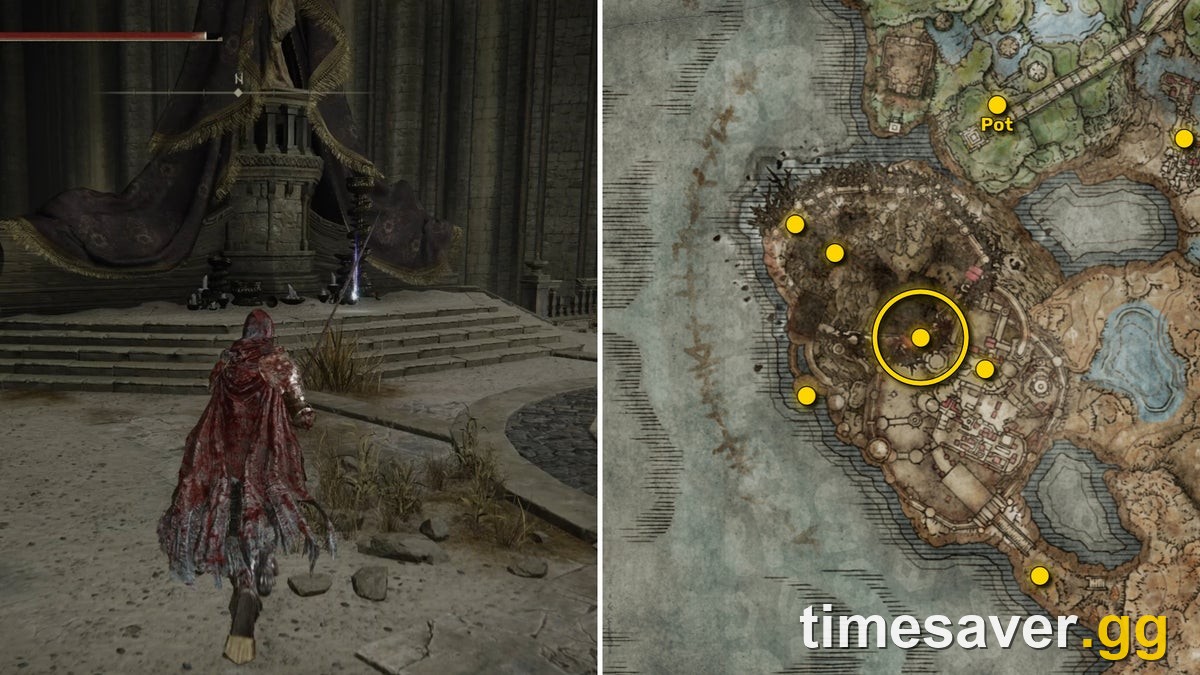 Scadutree Fragment location map in the Realm of Shadow — collecting these raises your Scadutree Blessing, the DLC's real power level