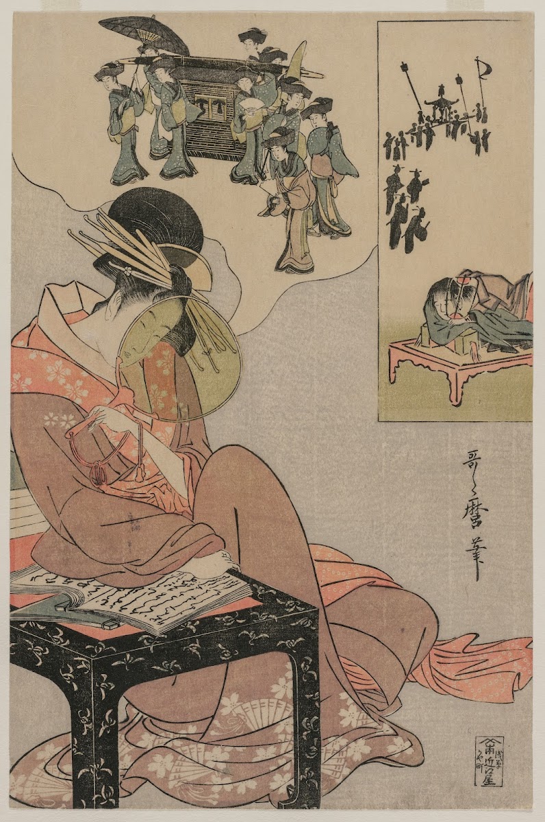 Courtesan Dreaming of a Marriage Procession late 1790s