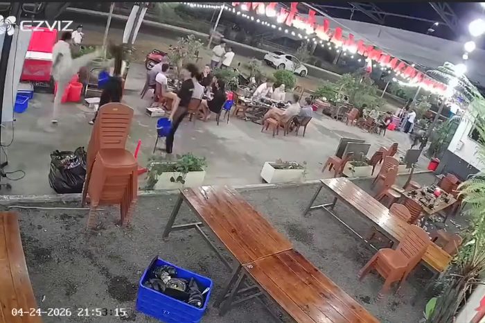 Xác minh clip người đàn ông hành hung nữ quản lý quán nhậu ở Nha Trang - Báo VTC News