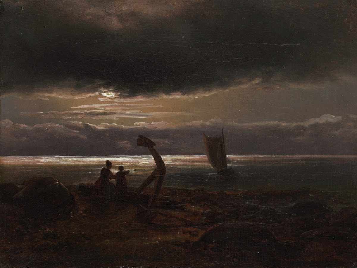 Mother and Child by the Sea 1830