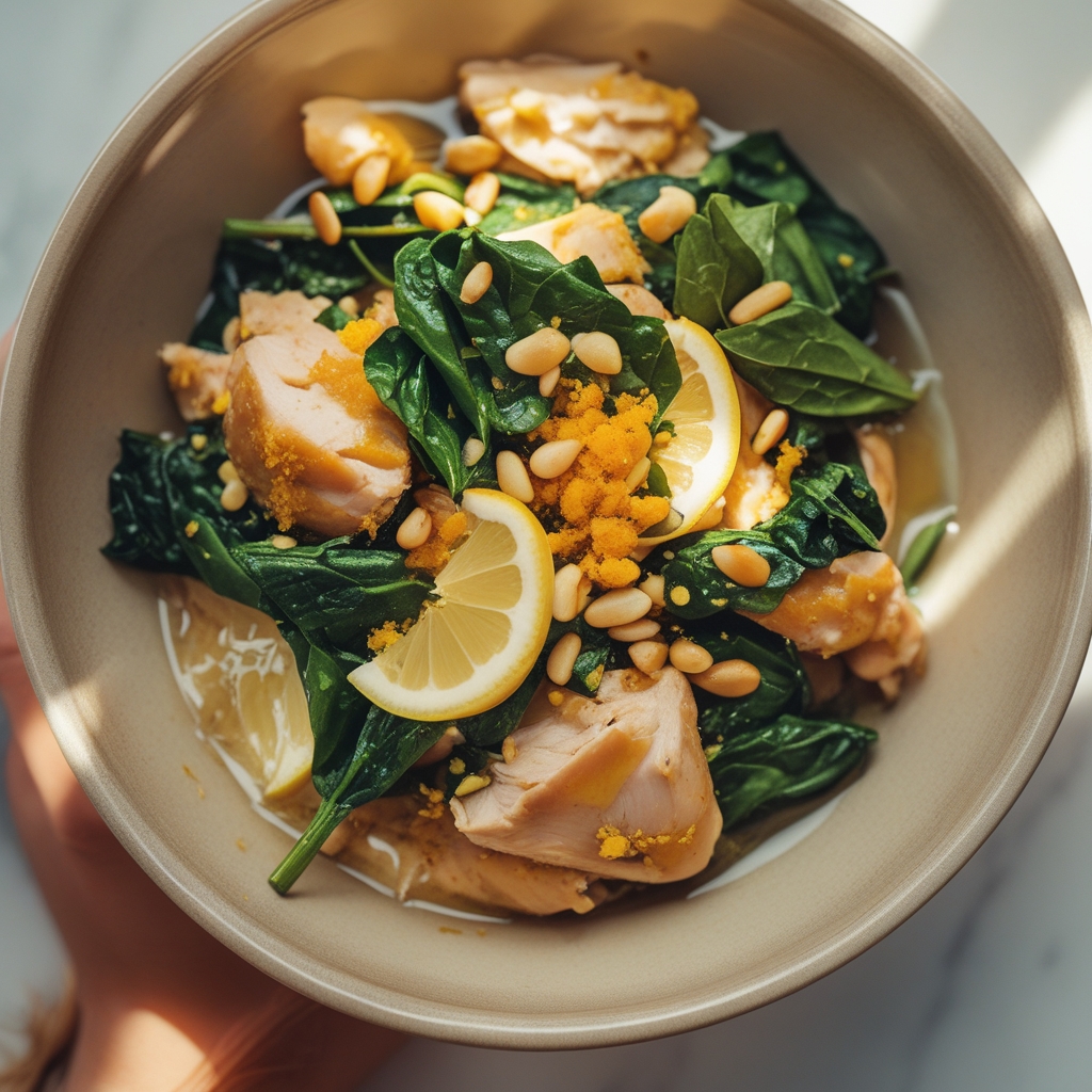 Breezy Lemon-Turmeric Chicken Power Bowl
