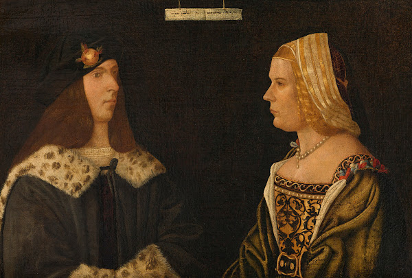 Double Portrait of a Young Man and Young Woman ca 1520