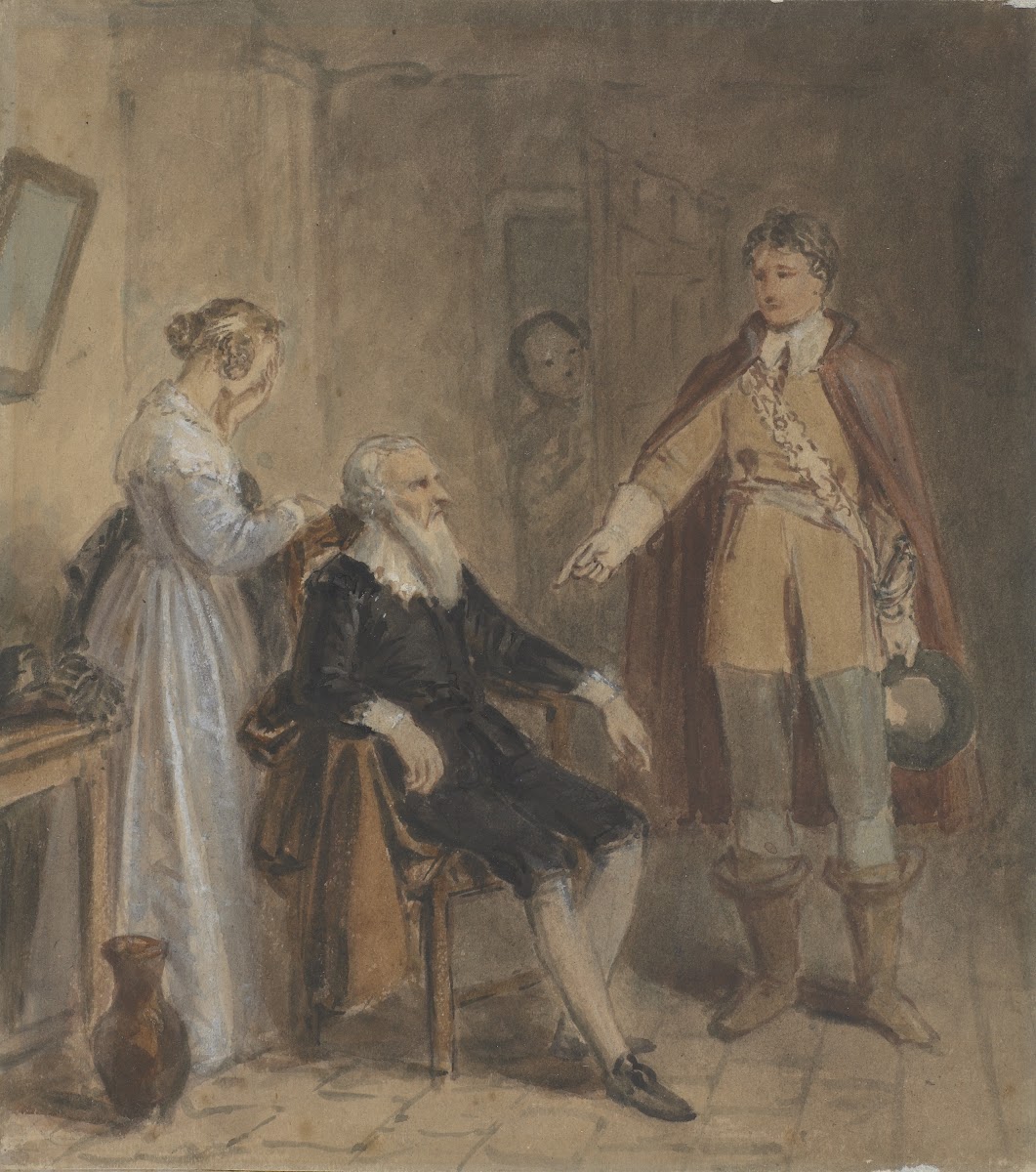 King Lear and Cordelia