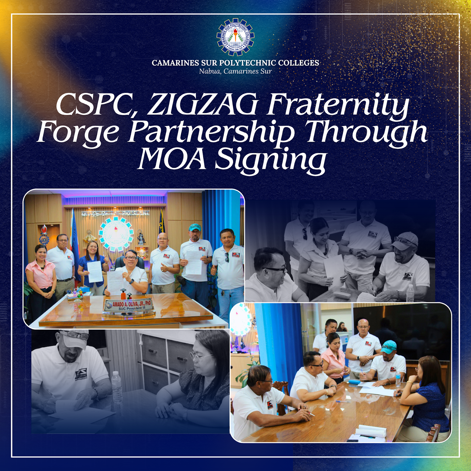 𝗖𝗦𝗣𝗖, 𝗭𝗜𝗚𝗭𝗔𝗚 𝗙𝗿𝗮𝘁𝗲𝗿𝗻𝗶𝘁𝘆 𝗙𝗼𝗿𝗴𝗲 𝗣𝗮𝗿𝘁𝗻𝗲𝗿𝘀𝗵𝗶𝗽 𝗧𝗵𝗿𝗼𝘂𝗴𝗵 𝗠𝗢𝗔 𝗦𝗶𝗴𝗻𝗶𝗻𝗴