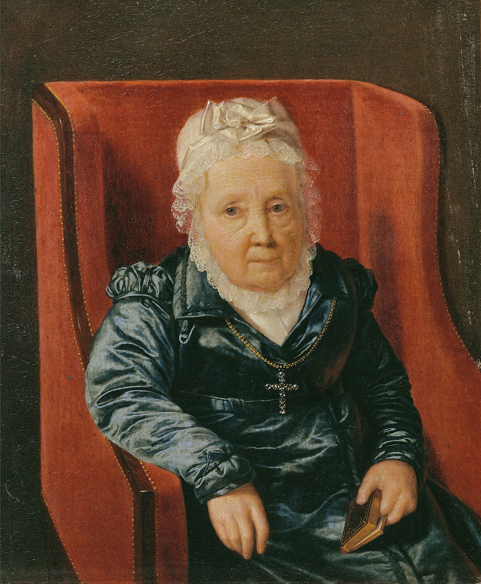 Rosina Wieser im Lehnstuhl 1822