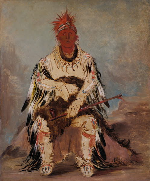 No Wáy Ke Súg Gah He Who Strikes Two At Once a Brave 1832