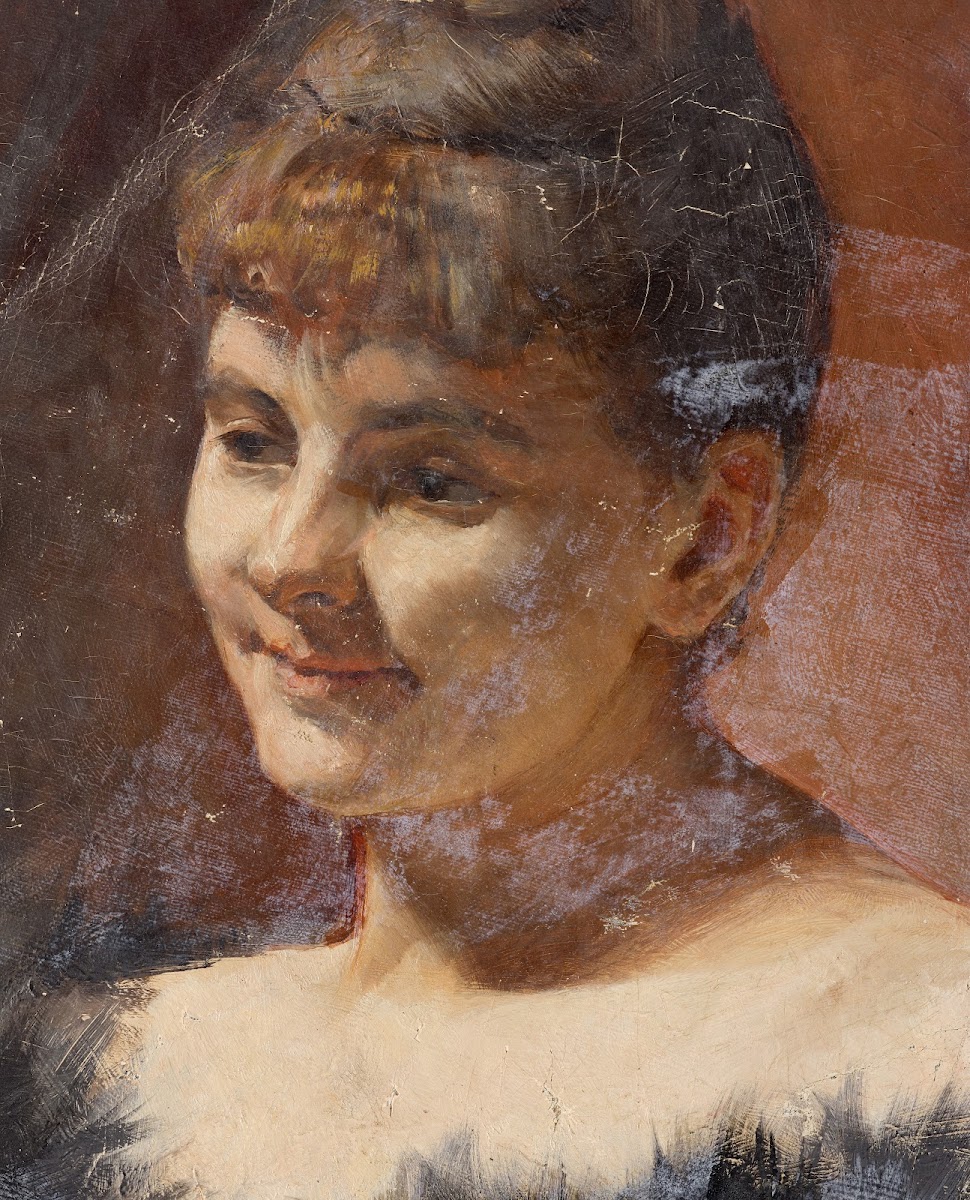 Porträtstudie einer Dame 1920