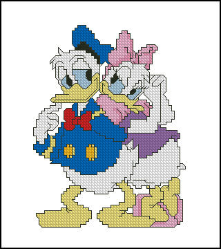 CMP X079 Donald Duck & Daisy