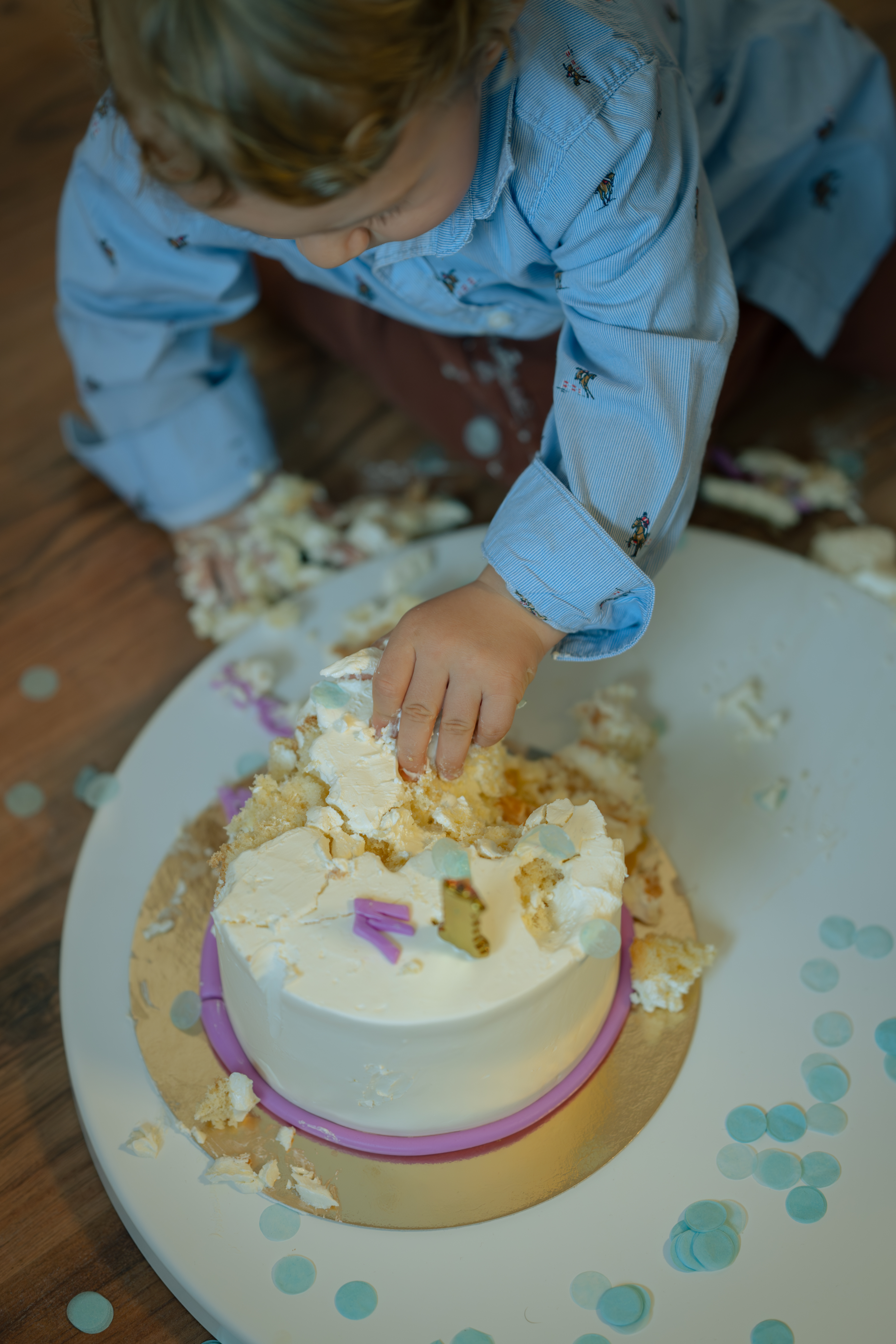 Smash cake cover