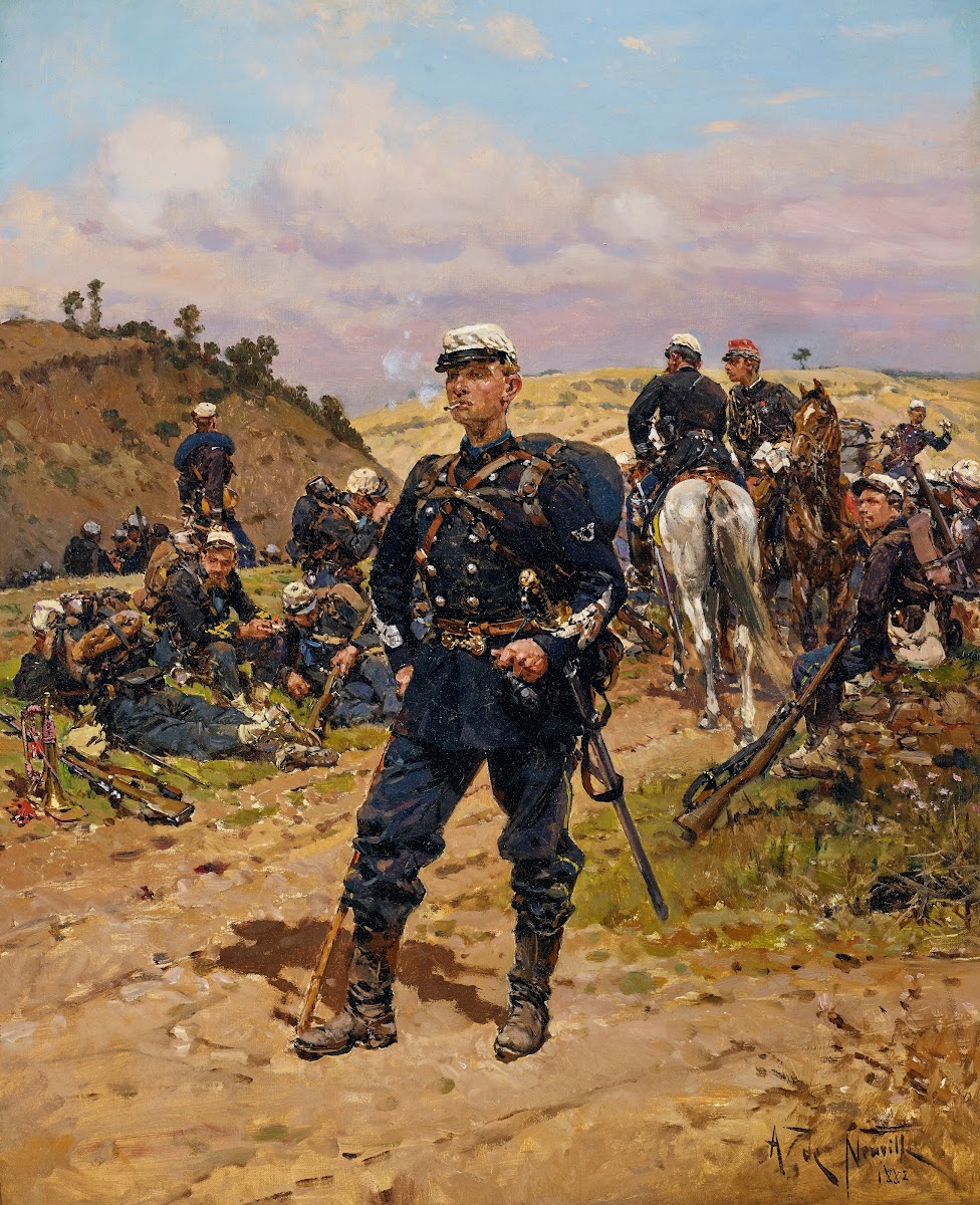 Sergent major de chasseur à pied 1882