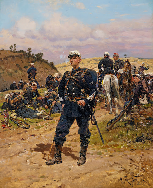 Sergent major de chasseur à pied 1882