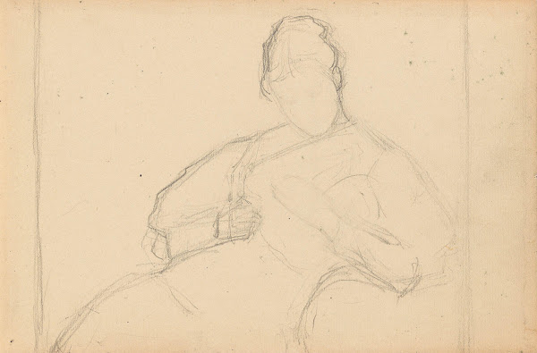 Sitting woman Between 1897 and 1898