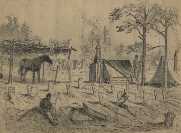 An army graveyard Winter camp near Stonemans Switch Falmouth Va 1861 1876
