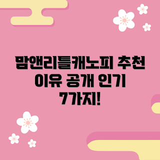 맘앤리틀캐노피 추천, 왜 맘앤리틀캐노피인가, 인기 7가지 이유, 맘앤리틀캐노피 장점