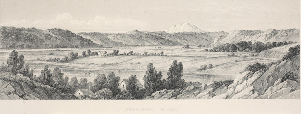 New Zealand Graphic and Descriptive Plate I Whanganui River 1877