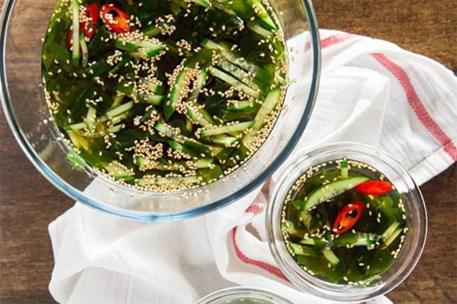 Súp Dưa Leo Rong Biển Lạnh