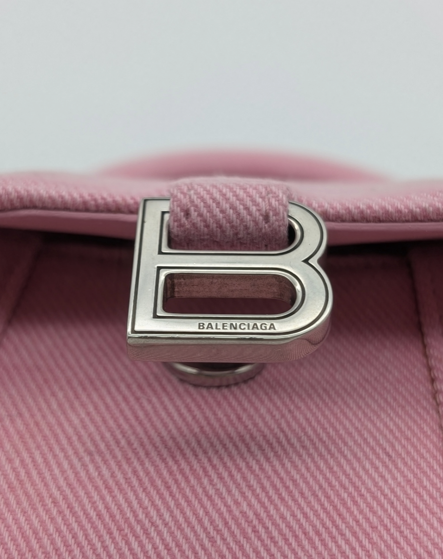Balenciaga Borsetta Hourglass Mini Rosa – Image 10