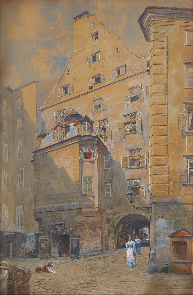 Der Dreifaltigkeitshof in Wien 1901