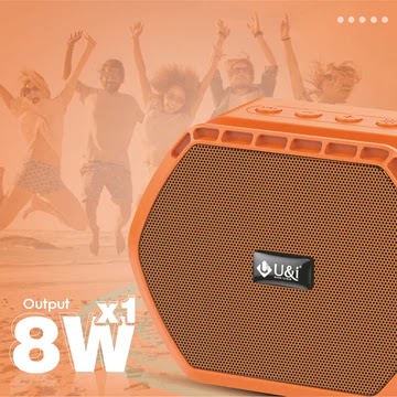 U&i Grip Series 8W Output Bluetooth Speaker | TWS Function