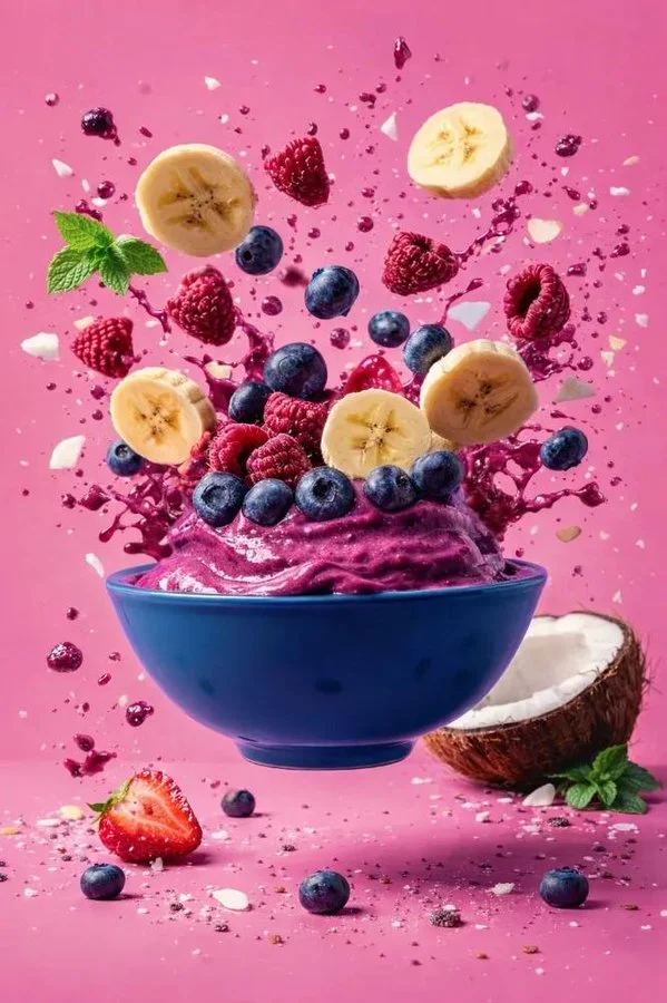 Fotografía comercial de alimentos hiperrealista en 8K UHD