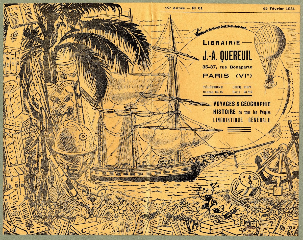 Voyages  géographie 12e année No61 1931