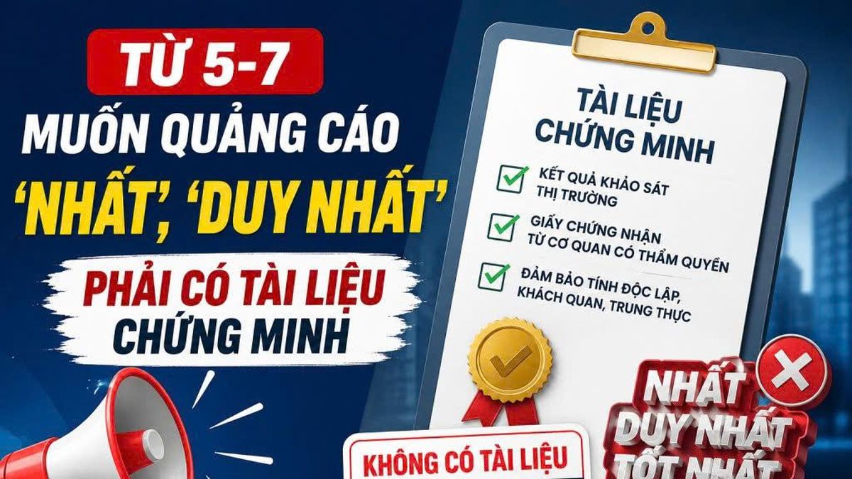 Quảng cáo 'tốt nhất thị trường' có thể bị phạt nếu không chứng minh được - Tạp chí Kinh Tế Sài Gòn
