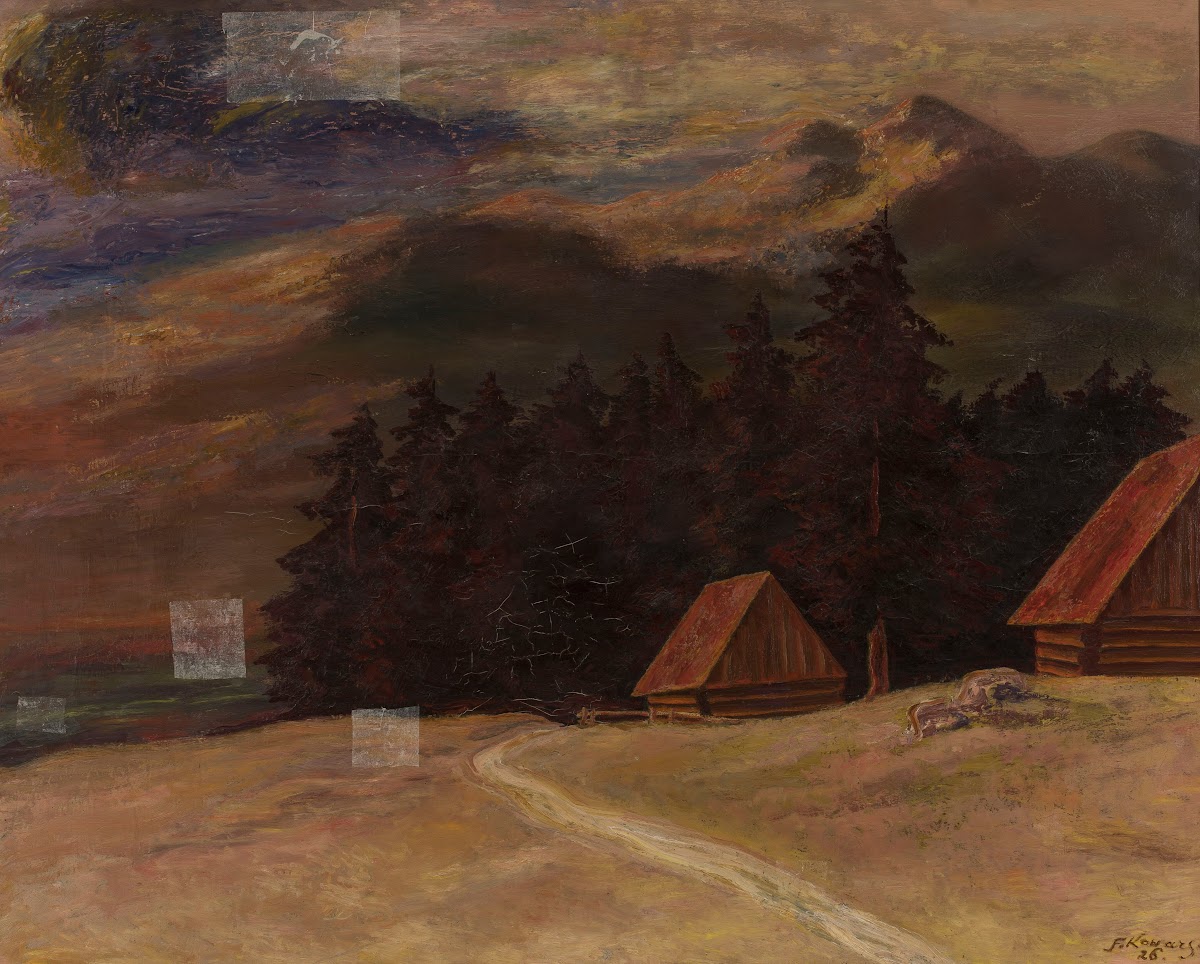 Mountainscape at sunset 1926