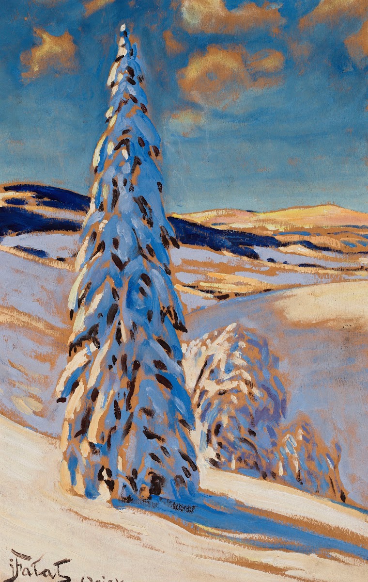Winter landscape after 1900