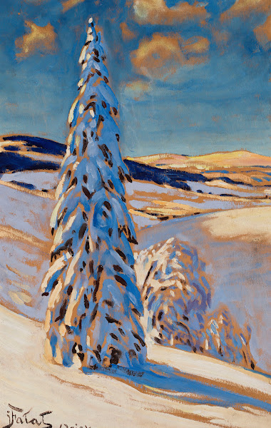 Winter landscape after 1900
