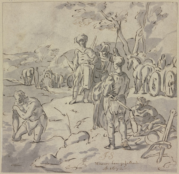 The baptism of the eunuch 1672