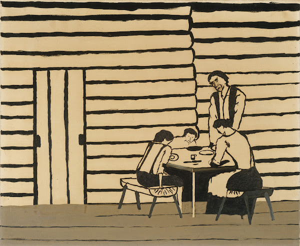 Family Supper Saying Grace 1946
