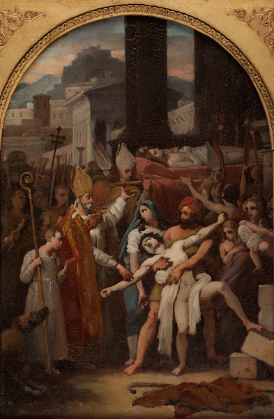 Guérison dun possédé lors de la translation des corps de saint Gervais et de sai