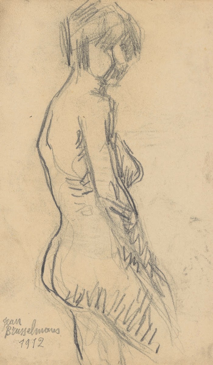 Nude woman standing 1912
