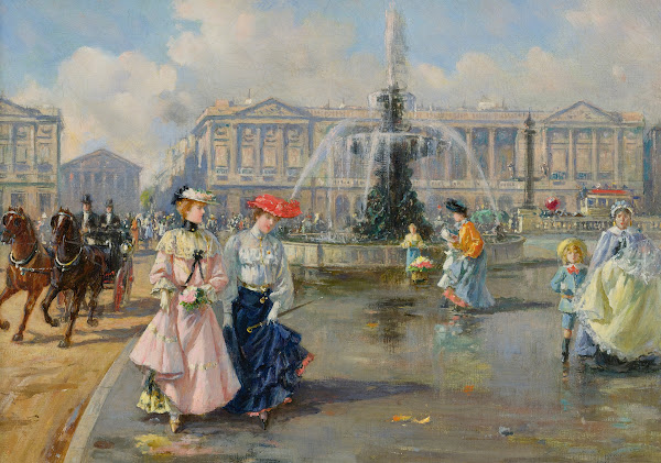 La Place De La Concorde 1872