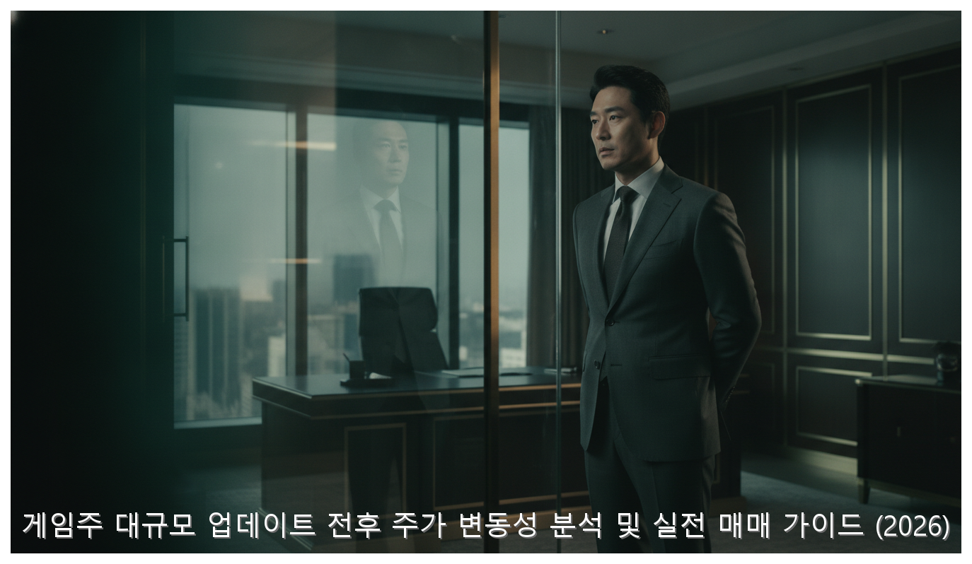 게임주 대규모 업데이트 전후 주가 변동성 분석 및 실전 매매 가이드 (2026) 핵심 안내 및 분석 인포그래픽 (3)