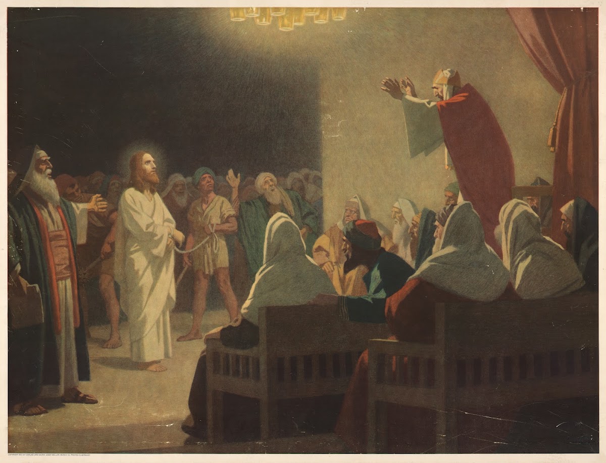 Jesus is questioned by the high priest 1933
