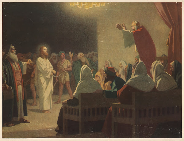 Jesus is questioned by the high priest 1933