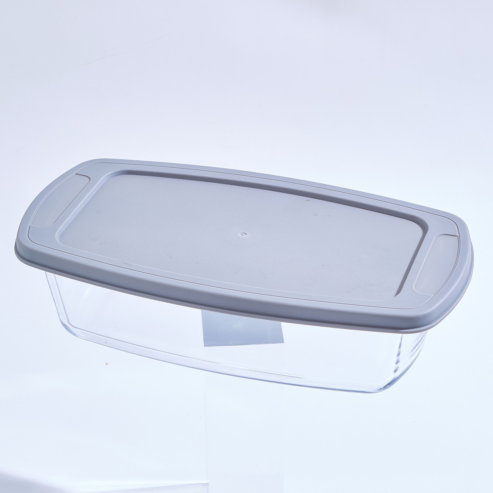 Borosilicate glass baking tray, rectangular