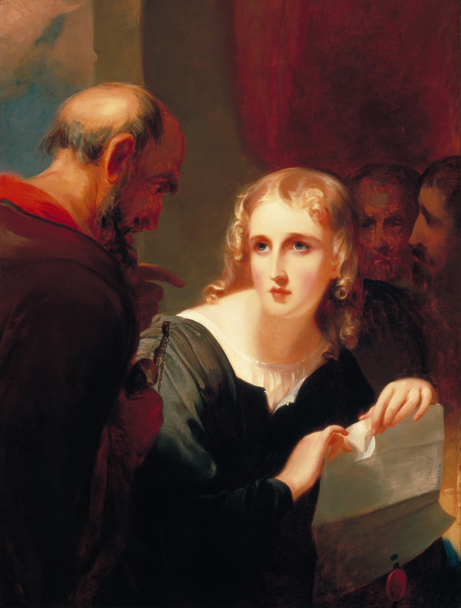 Portia and Shylock 1835