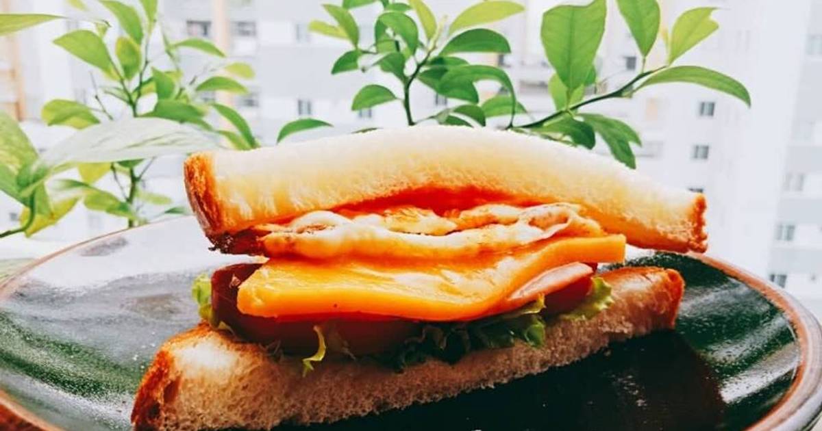 Sandwich Jambon - Trứng