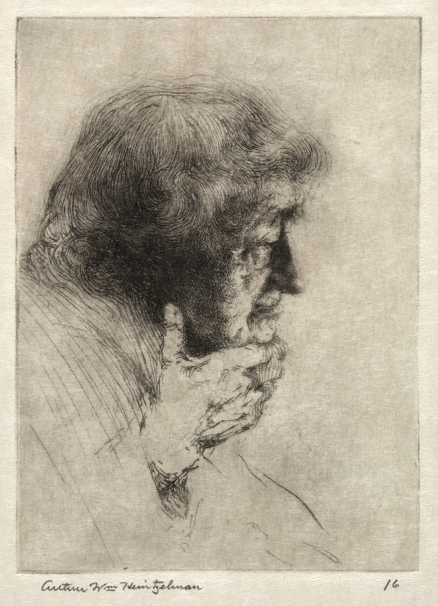 Old Man Thinking 1917