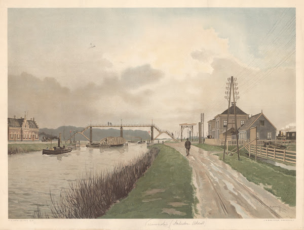 Merwede canal Nieuwersluis 1901