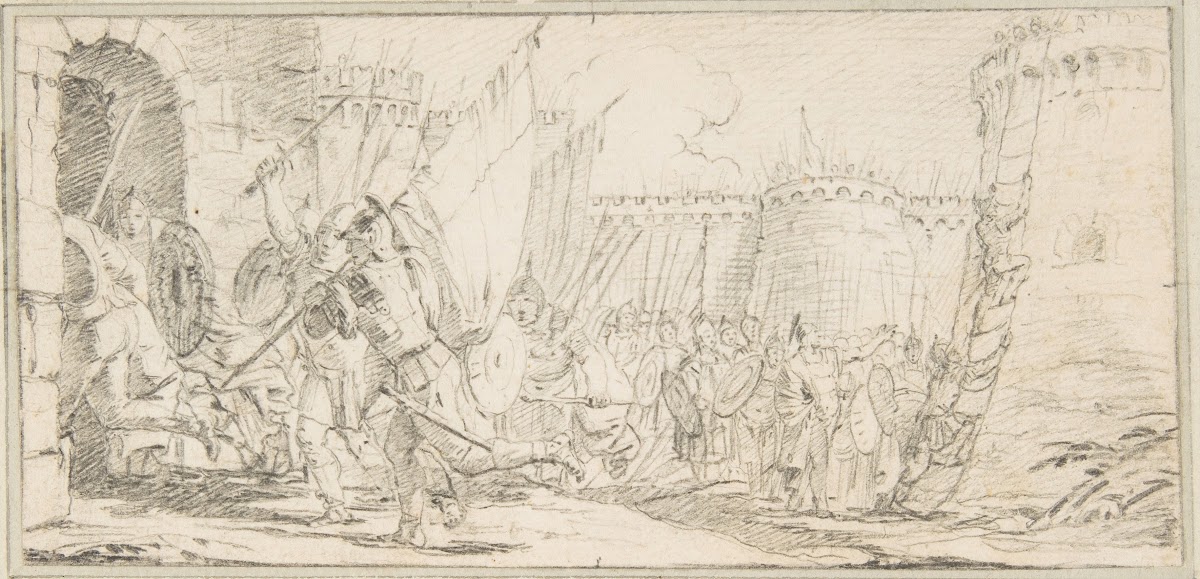 Soldiers Storming a City 16961770