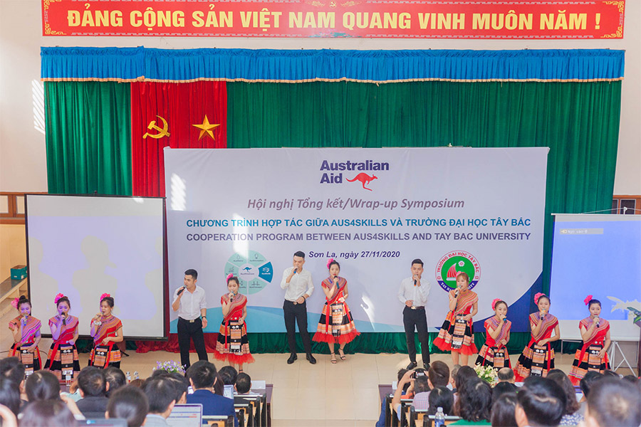 Hội nghị tổng kết hợp tác giữa Chương trình Úc cùng Việt Nam phát triển nguồn Nhân lực (Aus4Skills) và Trường Đại học Tây Bắc
