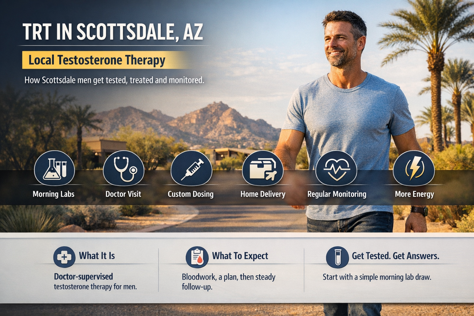 TRT in Scottsdale, AZ: How to Start Testosterone Therapy