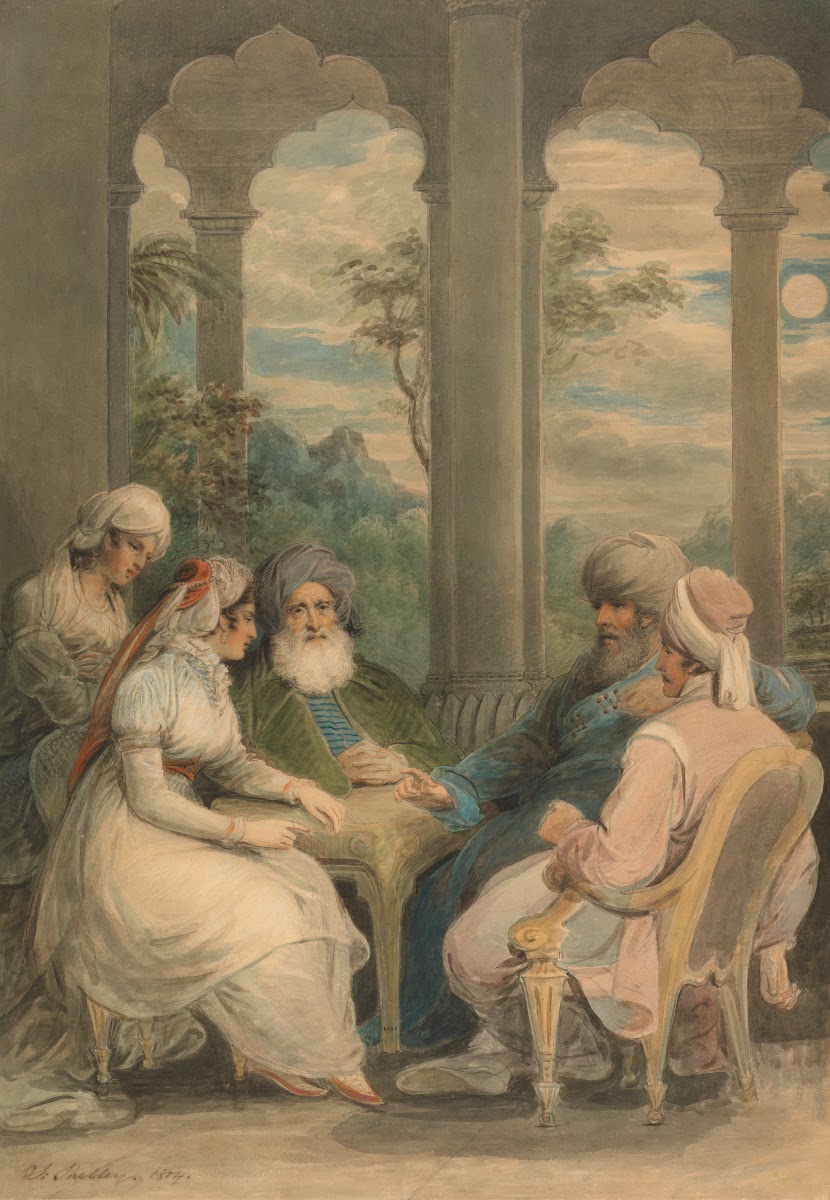 Prince Rasselas and His Sister Conversing in Their Summer Palace on the Banks of