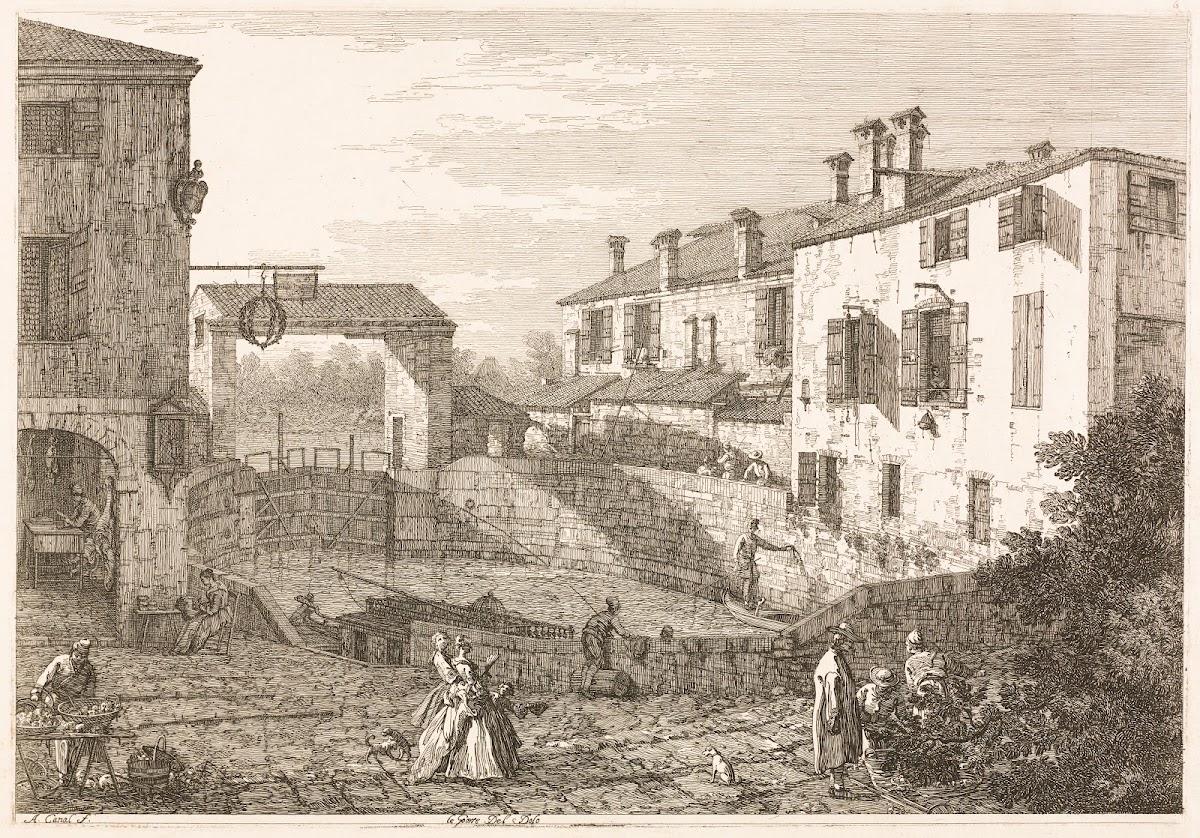 The Canal Lock at Dolo 17351746